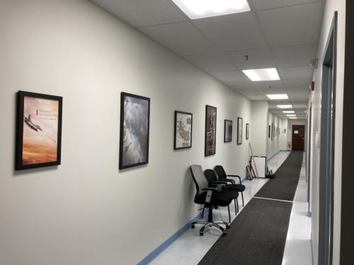 Business Installation - Helicopters Hallway View